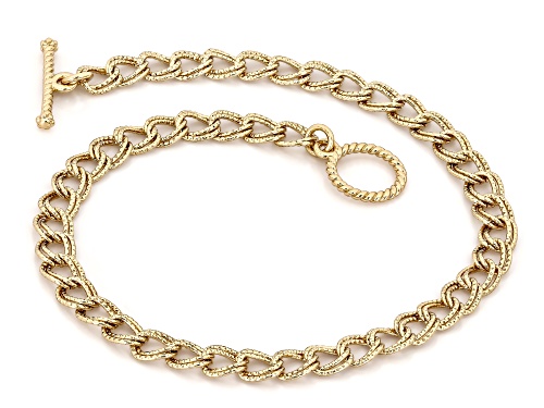 Bronze Chain Link Bracelet - Size 8