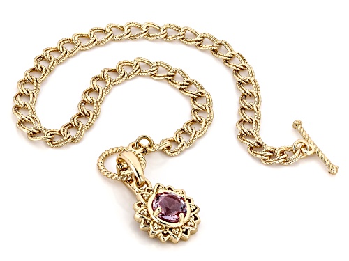 Zandrite Bronze Chain Link Bracelet with Removable Enhancer - Size 8