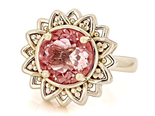 Round Zandrite Bronze Solitaire Ring - Size 8