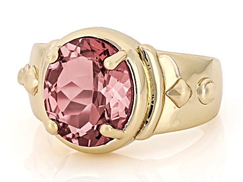 Oval Zandrite Bronze Solitaire Ring - Size 8
