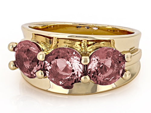 Zandrite Bronze 3-Stone Ring - Size 8