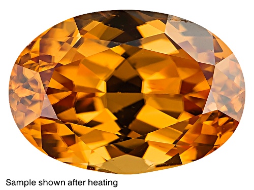 Tanzanian Thermochromic Yellow Zircon Avg 2.25ct 8x6mm Emerald Cut Caution:Heat Sensitive