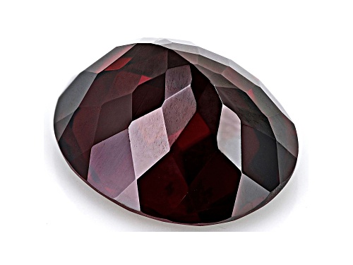 Red Zircon 14x12mm Oval 11.62ct
