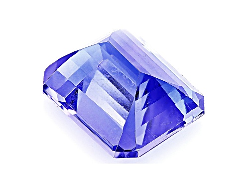 Tanzanite 12x10mm Emerald Cut 6.97ct