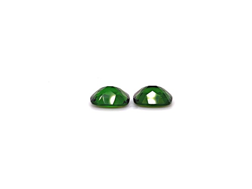 Chrome Diopside 9x7mm Cushion Matched Pair 4.00ctw