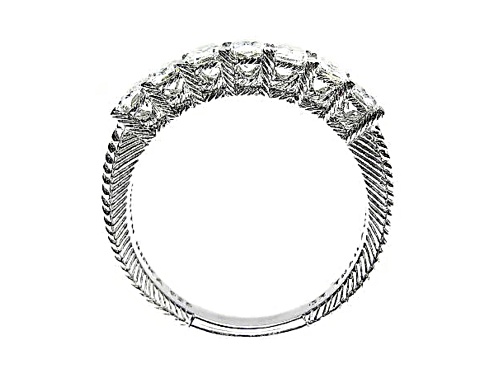 Judith Ripka 3.50ctw Bella Luce® Diamond Simulant Rhodium Over Sterling Silver Ring - Size 11