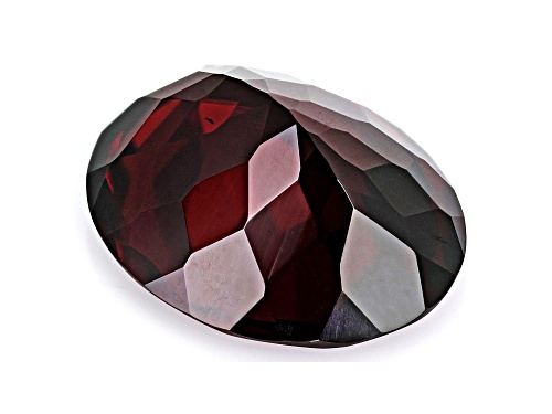 Red Zircon 12.5x10.5mm Oval 6.35ct