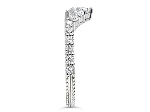Judith Ripka 3.91ctw Bella Luce Diamond Simulant Rhodium Over Sterling Silver Ring Set - Size 11