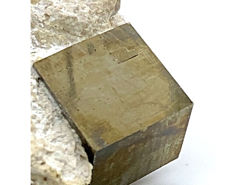 Spanish Pyrite Cube in Matrix 5x3cm Specimen