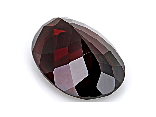 Red Zircon 14x10mm Oval 9.37ct
