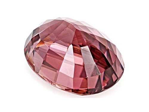 Pink Zircon 10.5x8.5mm Oval 5.43ct