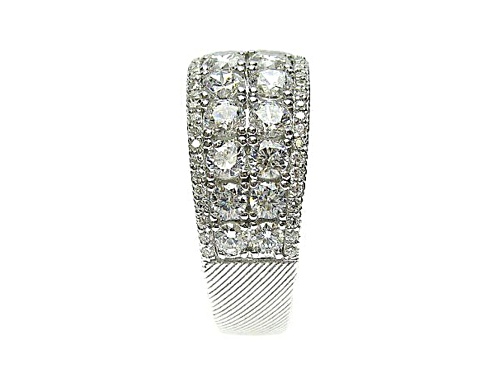 Judith Ripka 5.16ctw Bella Luce Diamond Simulant Rhodium Over Sterling Silver Band Ring - Size 5