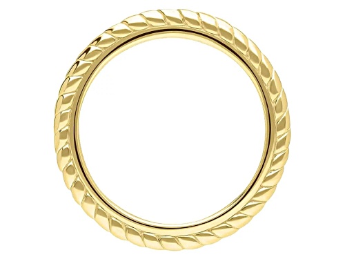 Judith Ripka 3.30ctw Bella Luce® Diamond Simulant 14k Gold Clad Eternity Band Ring - Size 10