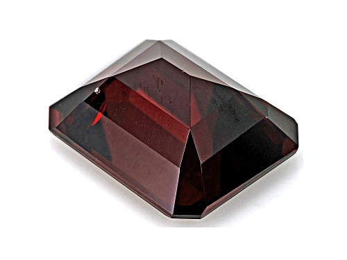 Red Zircon 12x10mm Emerald Cut 9.00ct