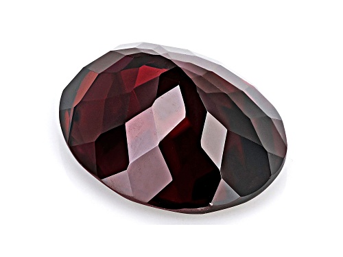 Red Zircon 13x11mm Oval 8.65ct
