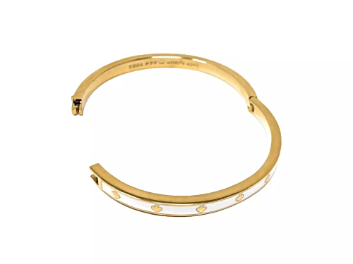 Kate Spade White Enamel Bracelet - Size 7