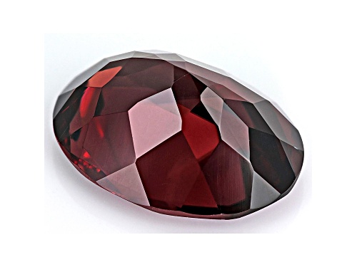 Red Zircon 13x9.5mm Oval 7.22ct