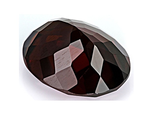 Red Zircon 12.5x10.5mm Oval 8.95ct