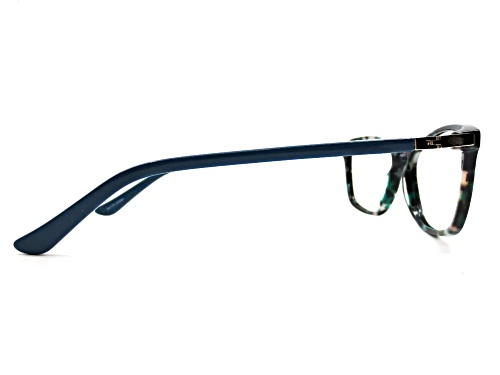 Chelsea Morgan 6010 Blue Multi Cat Eye Frame / Clear Demo Lenses Eyeglasses