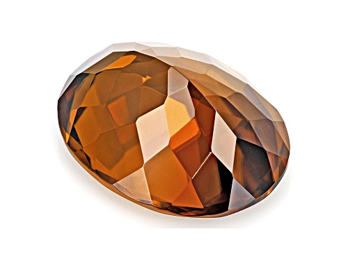 Orange Zircon 14x11mm Oval 10.34ct