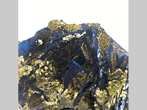 Italian Covellite and Pyrite 7.5x4cm Specimen