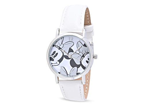 Disney His and Hers Mickey and Minnie Set of 2 Black and White Watches