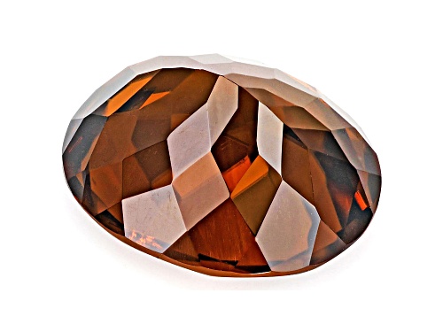 Orange Zircon 11.5x9.5mm Oval 6.76ct
