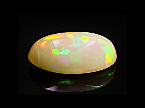 Ethiopian Opal 26.03ct 28.81x20.94x9.73mm Oval Cabochon
