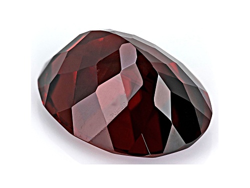 Red Zircon 13x10mm Oval 8.83ct