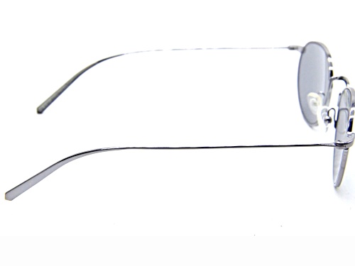 Club Monoco Silver Tone Round Frame / Gray Lenses Sunglasses