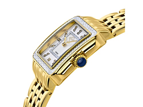 GV2 Padova White MOP Dial Yellow Stainless Steel Bracelet Watch