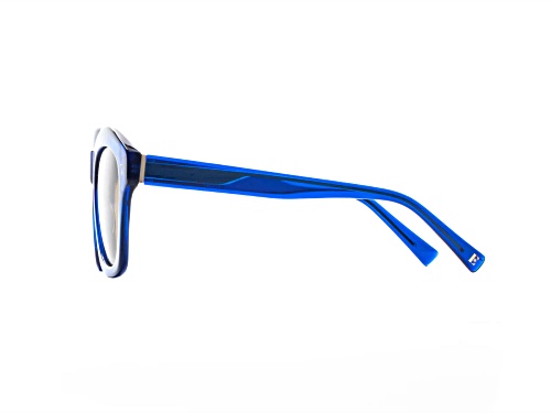Elton John STARLIGHT 2 Cat Eye Royal Blue Frame / Brown Polarized Lenses Sunglasses