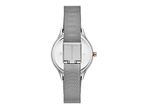 Women's BCBGeneration Two Tone Mesh Band Watch