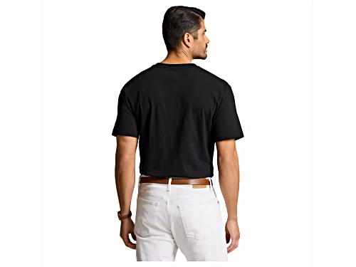 Polo by Ralph Lauren Men's Black Crew Neck T-Shirt with Logo Size Large