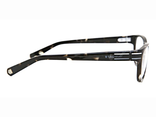 Tag Heuer Gray Tortoise Cat Eye Frame / Clear Demo Lenses Eyeglasses