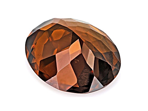 Orange Zircon 13x11mm Oval 8.12ct