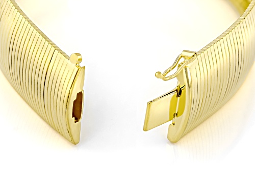 Argento Oro™ 18k Yellow Gold Over Sterling Silver 18mm Cleopatra Bracelet - Size 8