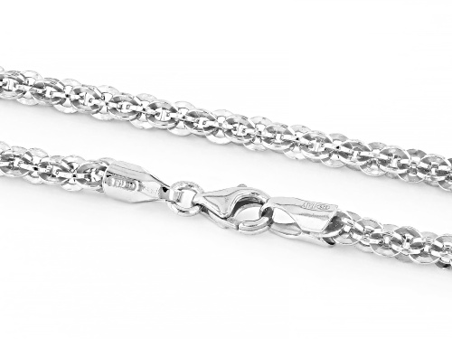 Sterling Silver Cristallo Link 20 Inch Chain - Size 20