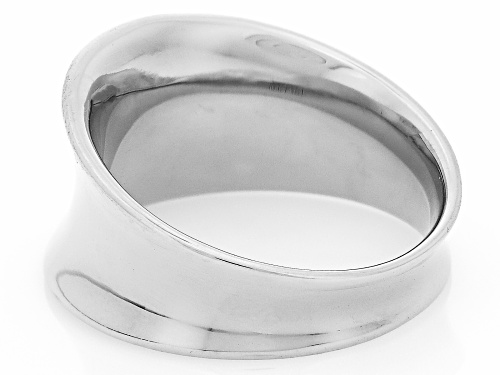 Rhodium Over Sterling Silver Graduated Ring - Size 9