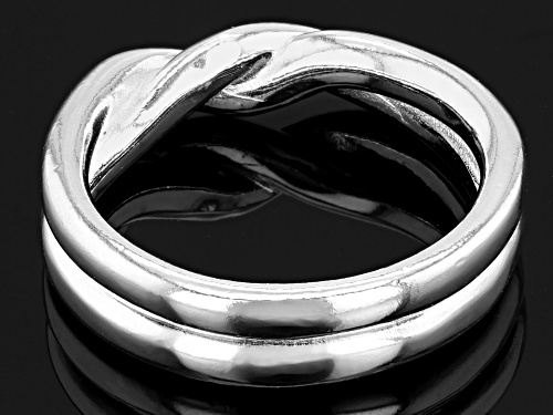 Sterling Silver Twisted Rope Ring - Size 7