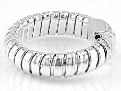 Sterling Silver Bella Luce® 5mm Tubogas Ring - Size 6