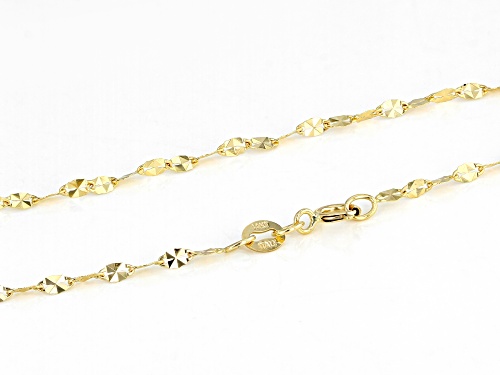 Splendido Oro™ 14K Yellow Gold 1.9MM Starburst Chain - Size 18