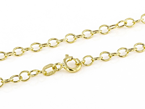 Splendido Oro™ 14K Yellow Gold Mirror Rolo Chain - Size 20