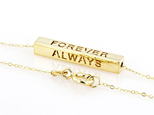 10k Yellow Gold Longevity 18 Inch Necklace - Size 18