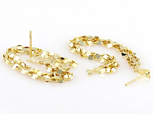 Splendido Italian Jewelry™ 10k Yellow Gold Lucciola Tassel Dangle Earrings