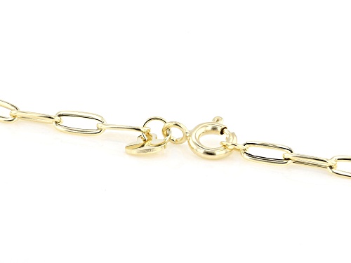 Splendido Italian Jewelry™ 10k Yellow Gold 3mm Paperclip 18 Inch Chain - Size 18