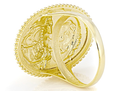 Splendido Italian Jewelry™ 10k Yellow Gold Dama Portrait Ring - Size 7