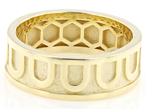 Splendido Italian Jewelry™ 10k Yellow Gold Coliseum Band Ring - Size 6