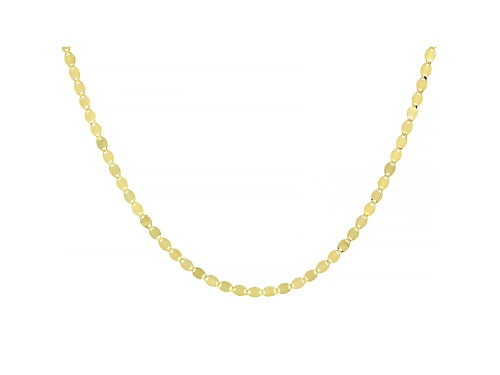 10k Yellow Gold Designer Chain 20 Inch Necklace - Size 20