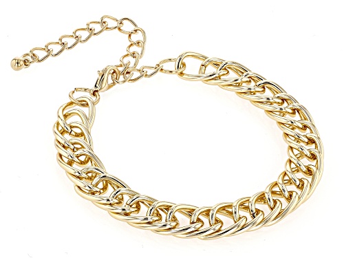 Copper-Nickel Set of 4 Bracelets Gold  Tone Plt